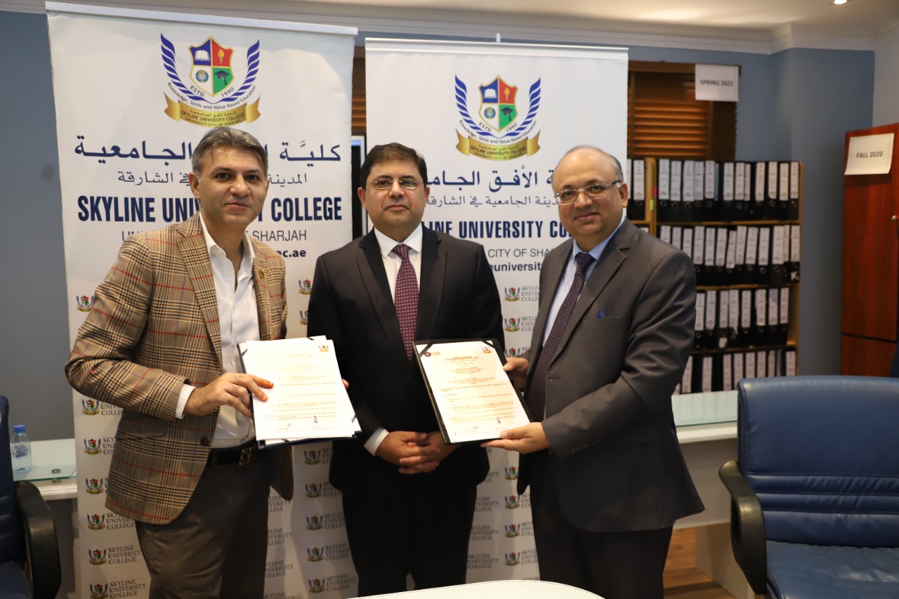 Skyline University College (SUC) signed a Memorandum of Understanding (MOU) with ILMA University 