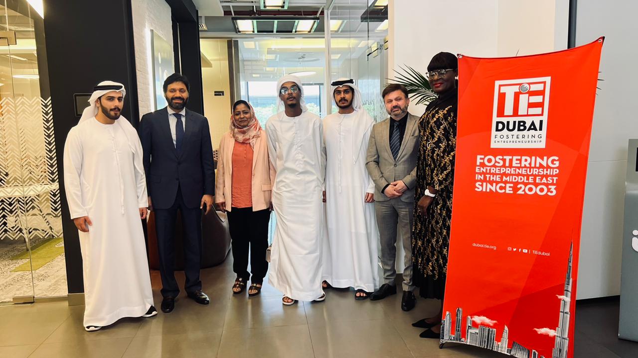 Skyline University students recently made a mark at the TIE Dubai- University Pitch Competition and entered the finals of the Emirati pitch competition.