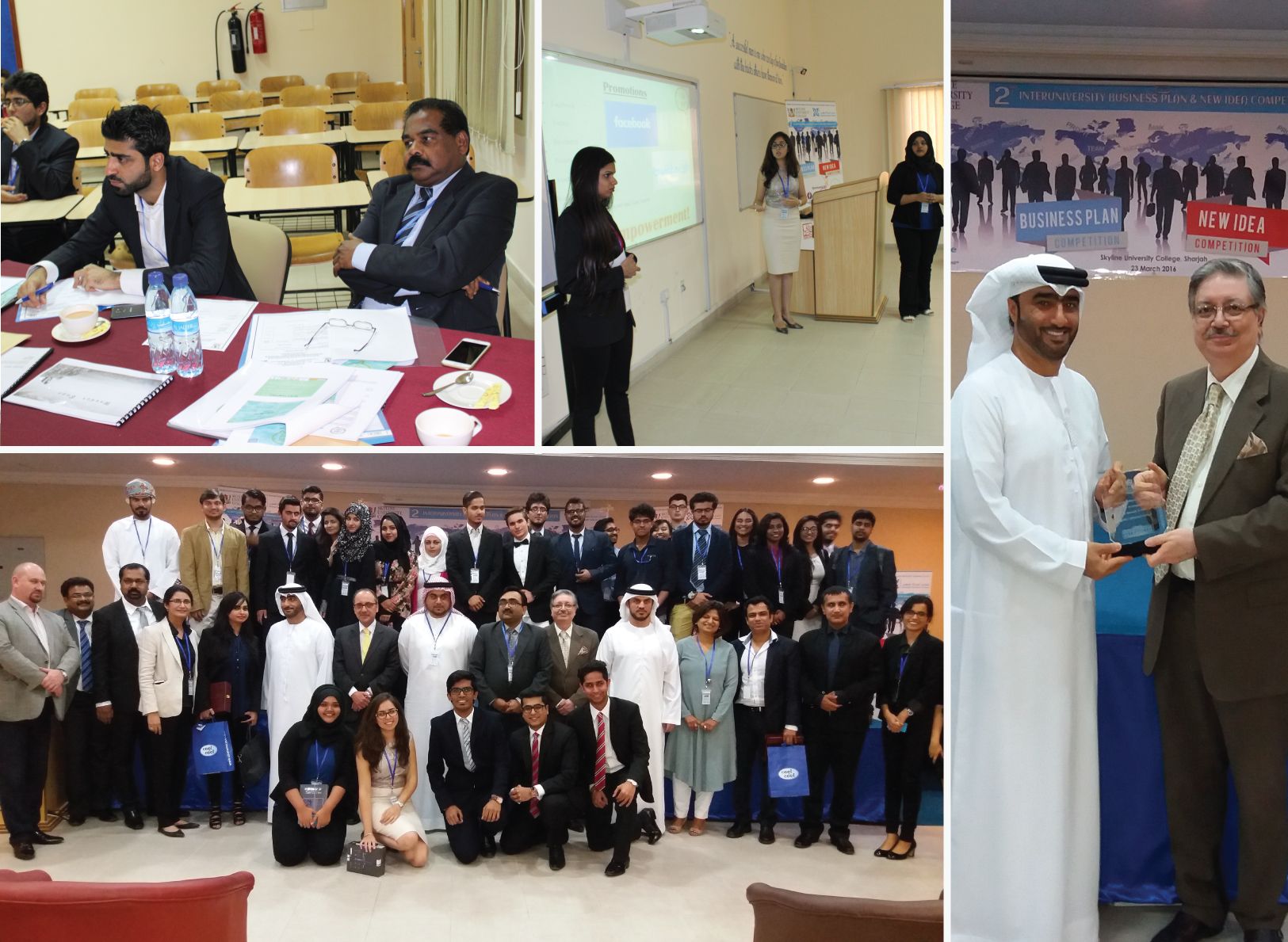 Business Plan and New Idea Competition” brings UAE and Oman students